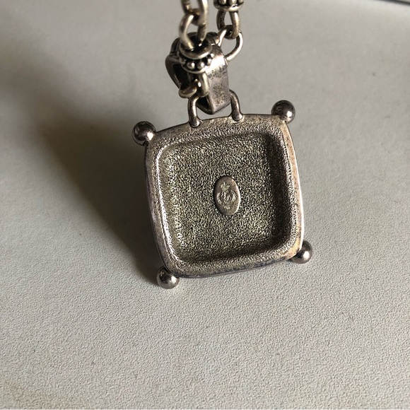 Premier Designs Two Tone Silver Black Statement Neckline Costume Jewelry - Picture 6 of 8